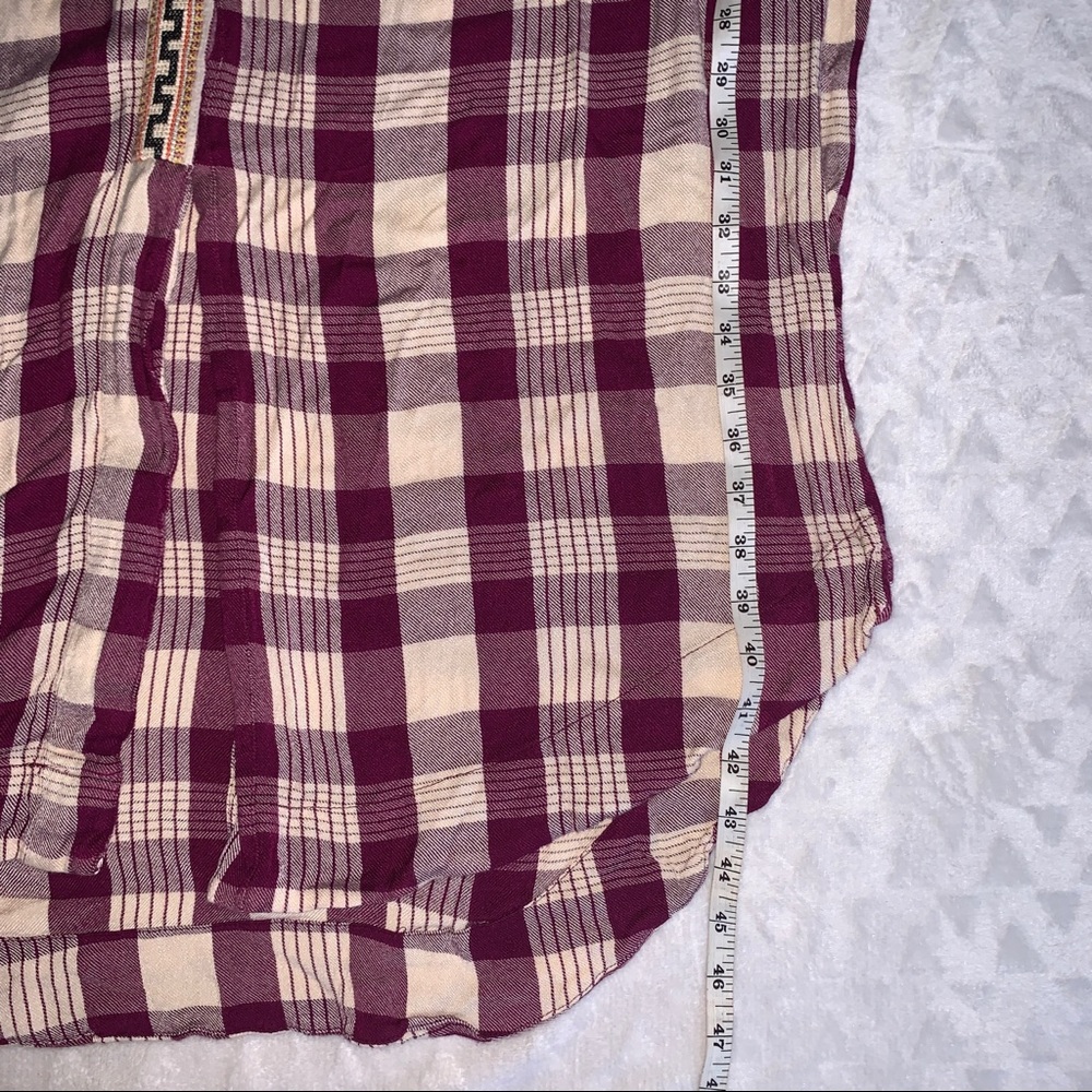 Free People Live For Today Maxi Top Plaid XS - Picture 10 of 10
